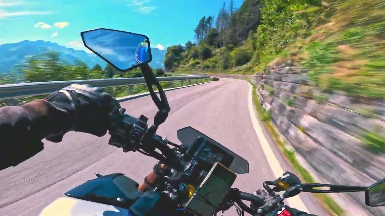 Agordo to Gosaldo - Dolomites, Italy [ Yamaha MT-09 SP | 4K ]