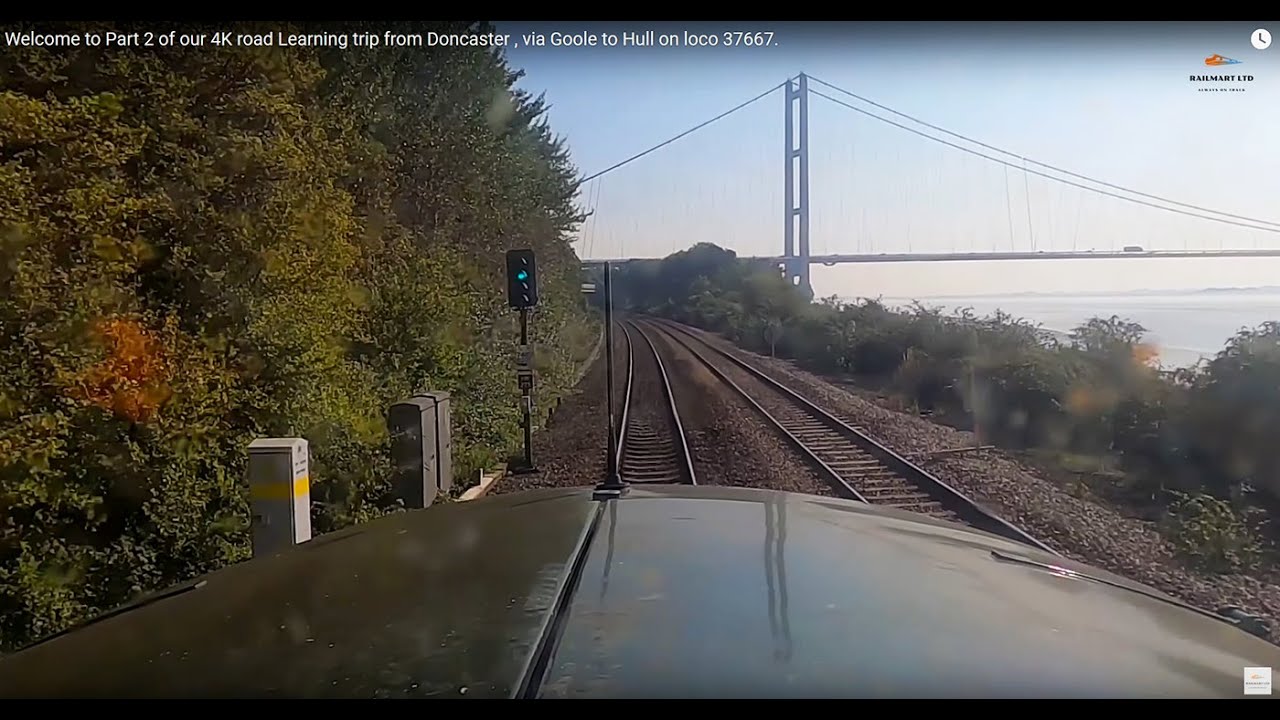 Welcome to Part 2 of our 4K road Learning trip from Doncaster , via Goole to Hull on loco 37667.
