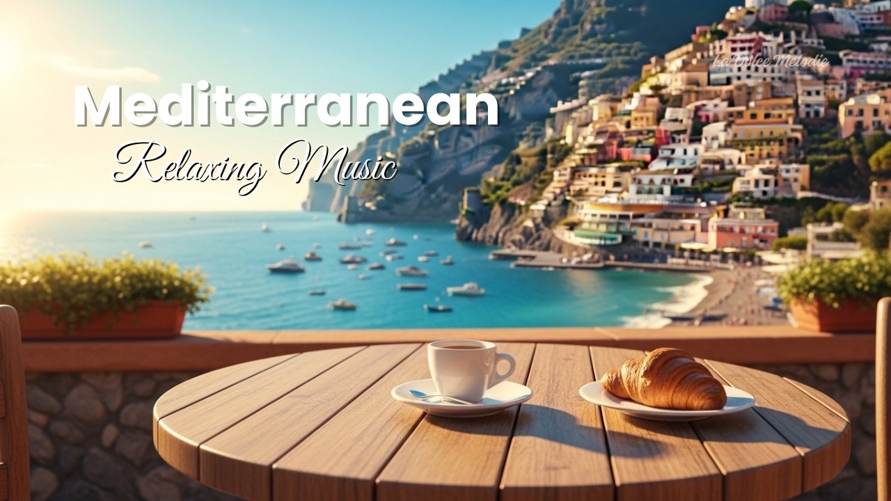 Relaxing Italian Music 🌊 Mediterranean Guitar Instrumental for Peaceful Morning & Seaside Café Vibes