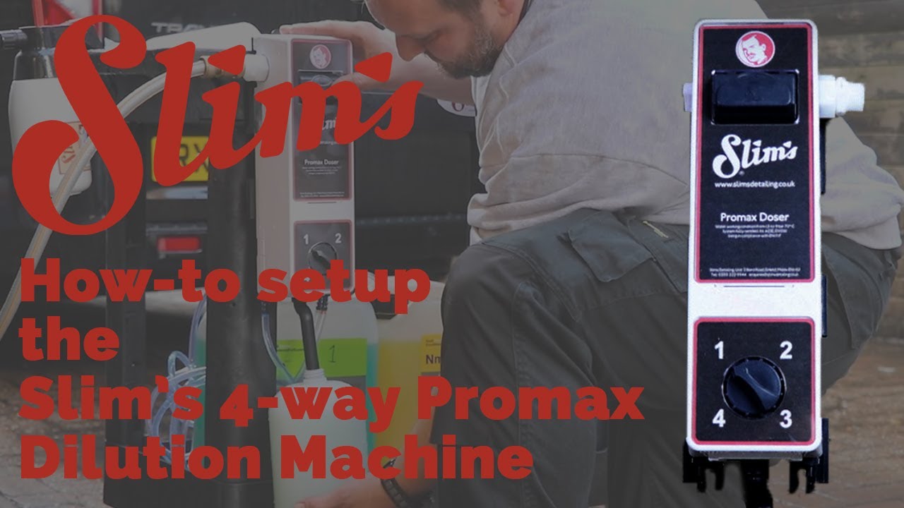 How To Set-Up the Slim's 4-way Promax Dilution Machine