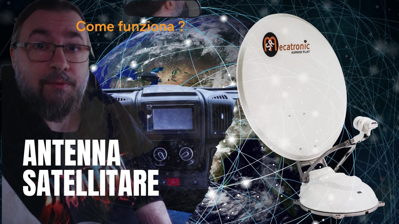Come funziona l'antenna satellitare in camper ?