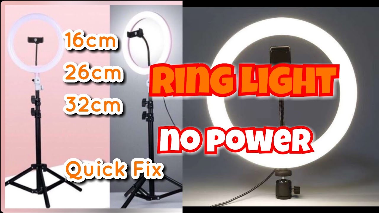 Ring Light 2021 model Not Turning On