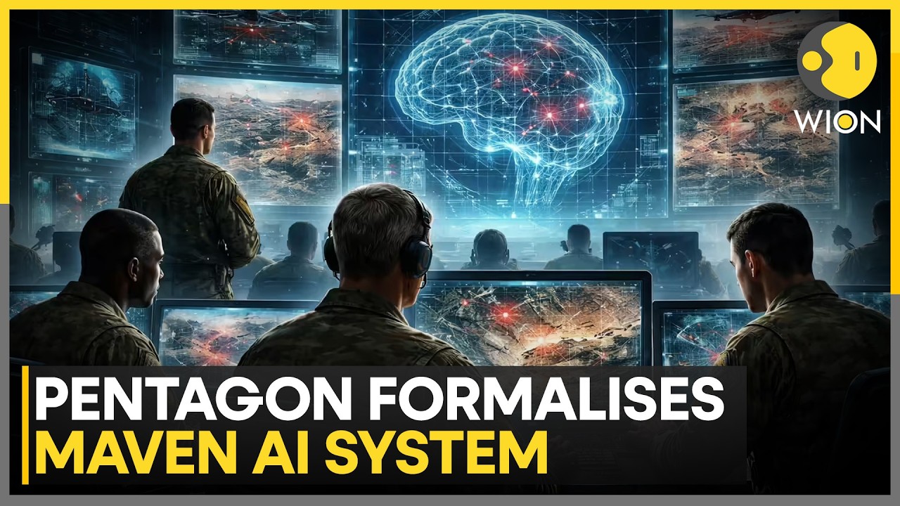 AI To Boost US Military Decision-Making as Pentagon Adopts Maven AI as Core System | WION News