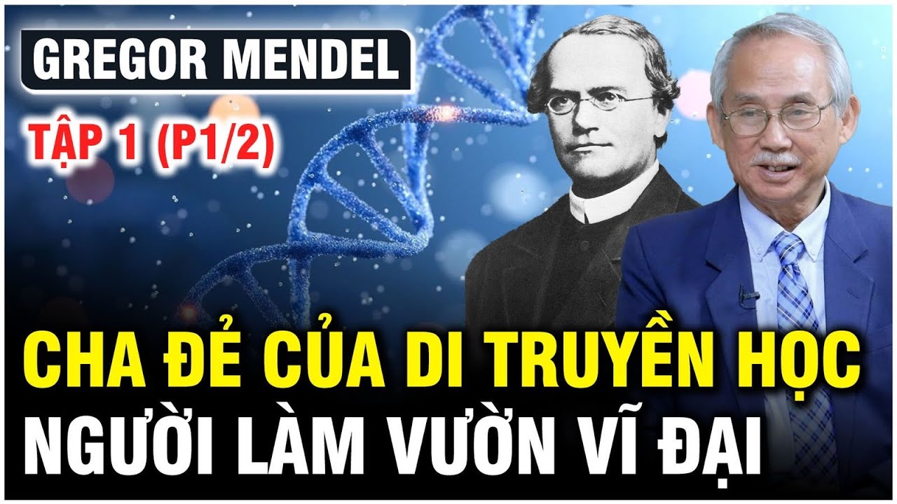 GREGOR MENDEL T1 (P1/2): CHA ĐẺ CỦA DI TRUYỀN HỌC - NGƯỜI LÀM VƯỜN VĨ ĐẠI