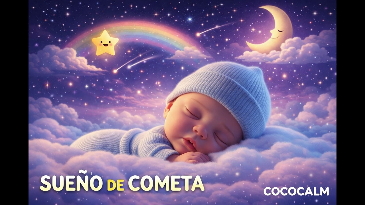 COCOCALM 🌙 Nanas Clásicas: Sueño de Cometa y Cielo de Estrellas | Música para Dormir Bebés