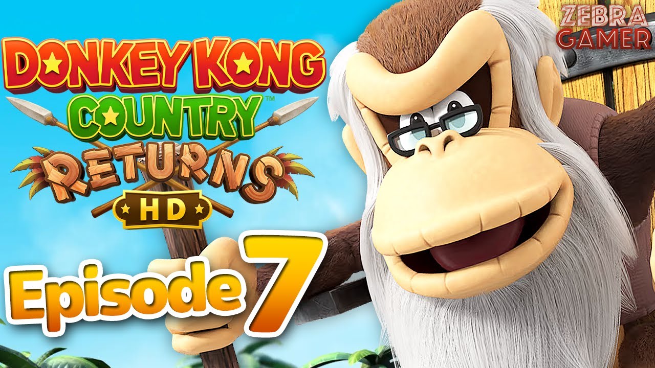 Donkey Kong Country Returns HD Gameplay Walkthrough Part 7 - World 7 Factory!