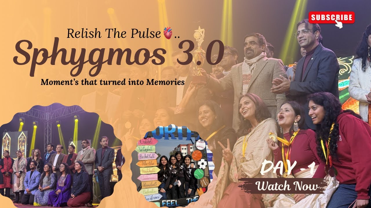 Fest Day- 1 GMC-SAHARANPUR | Sphygmos 3.0