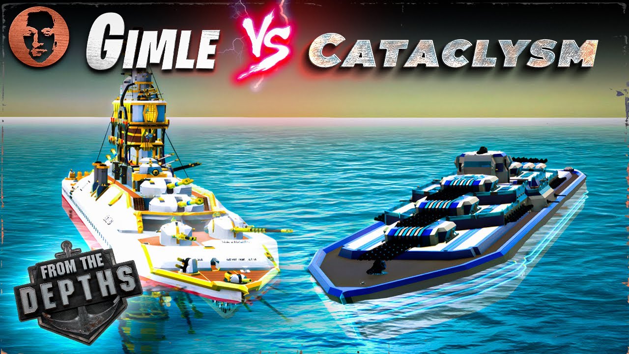 Gimle VS. Cataclysm - From the Depths Battleship Battle