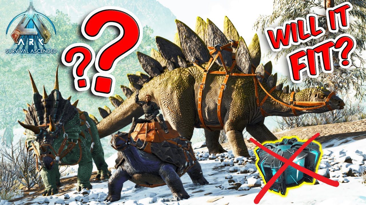 What Dinos Fit In Ice Cave? Let's Find Out - ASA | Ark Ascended - The Island