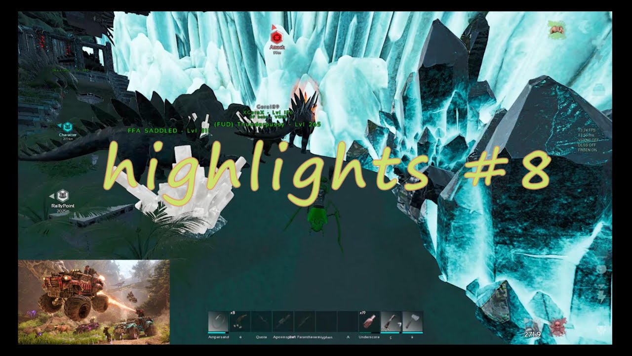 ARK Ascended Official PvP | Boom Evil | highlights #8 | Wipe Cave, Outside and Mantis PVP