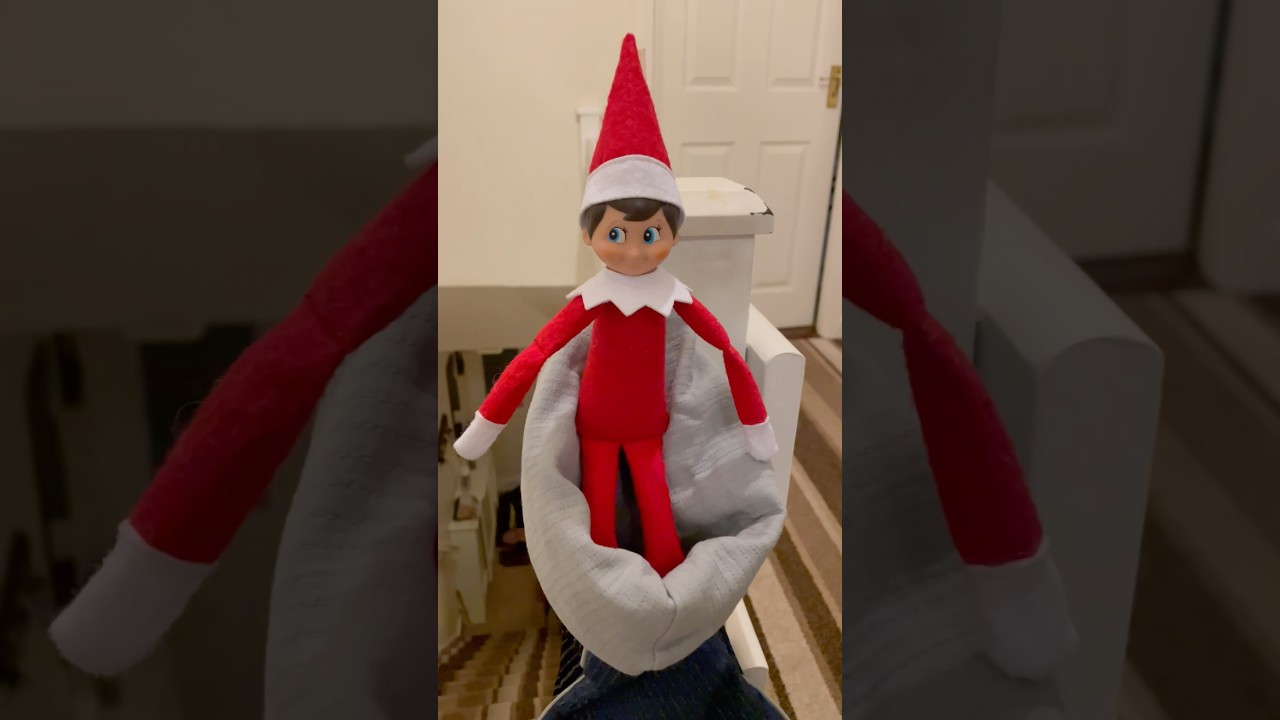 Elf on the Shelf caught moving 