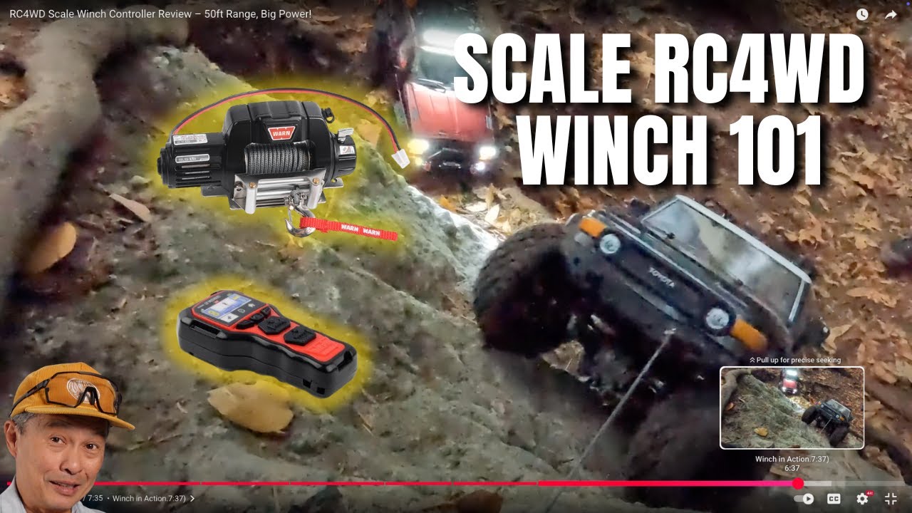 RC4WD Scale Winch Controller Review &ndash; 50ft Range, Big Power!