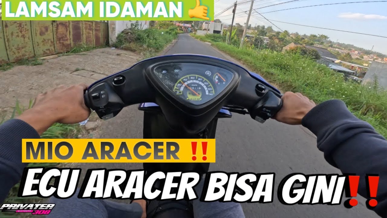 TEST SUARA LAMSAM MIO 200 CC ‼️ ECU ARACER