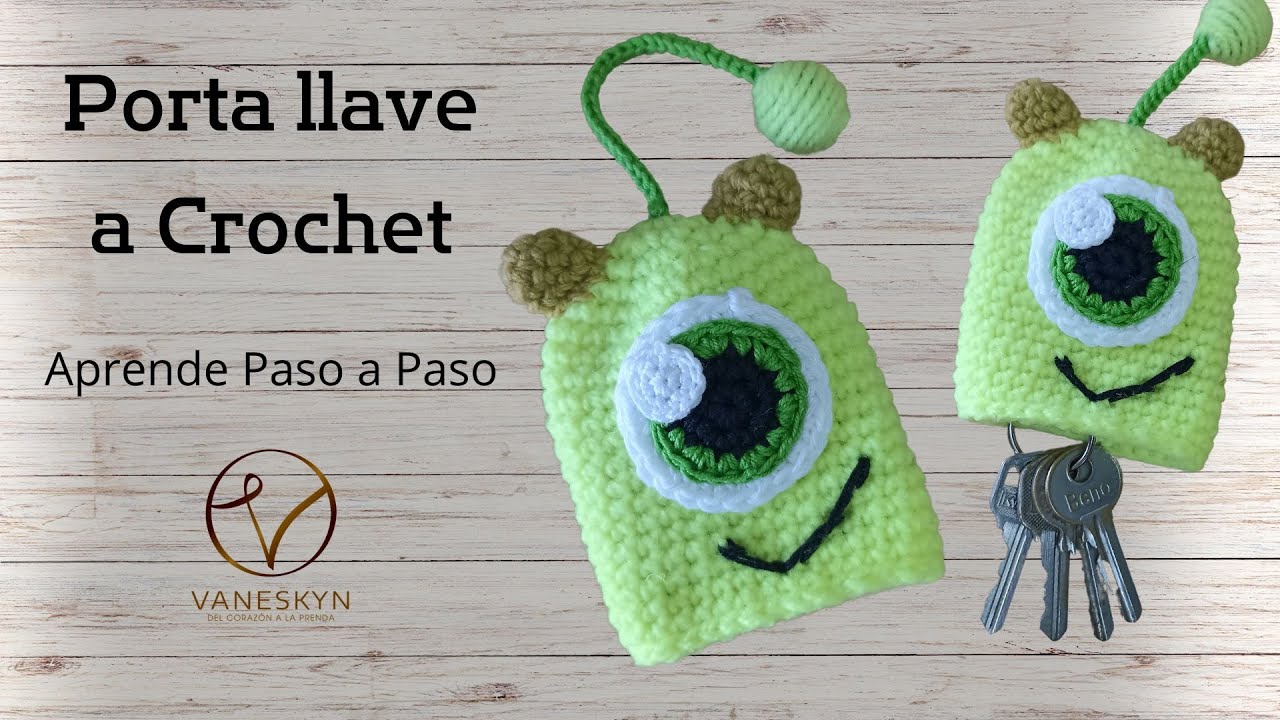🔑No Volverás A perder tus Llaves🔑​ te enseño como hacer un Porta llaves a CROCHET
