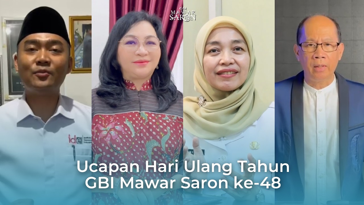 Ucapan Hari Ulang Tahun Gereja Bethel Indonesia Mawar Saron ke-48