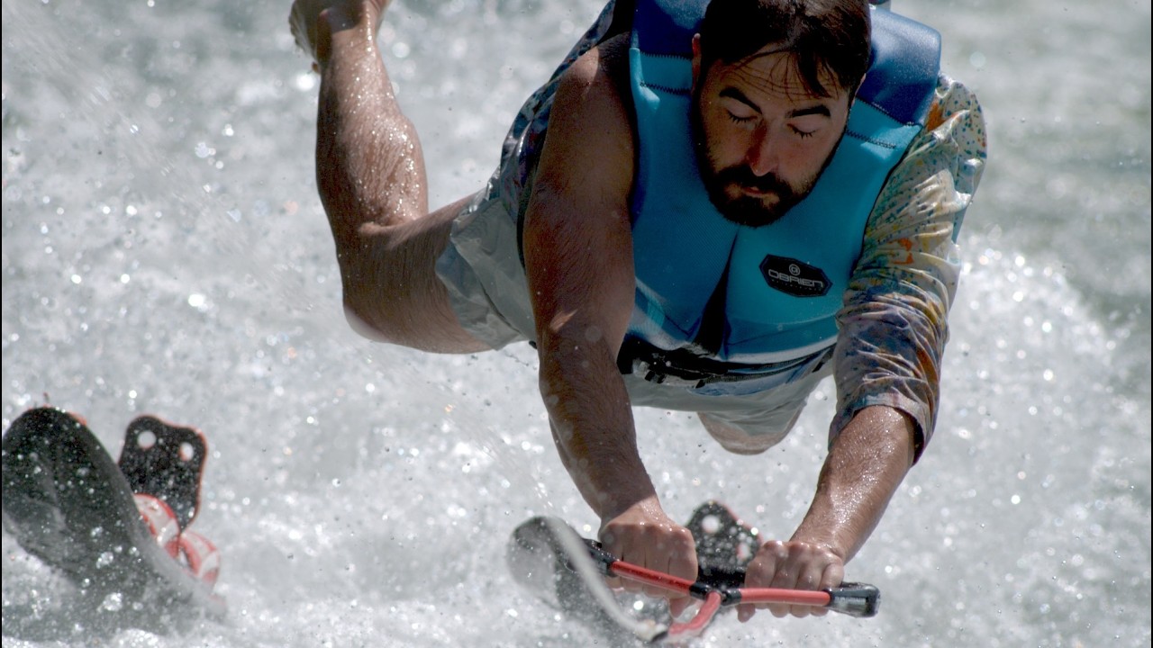 Как не кататься на водных лыжах со скоростью 1000 кадров в секунду &mdash; The Slow Mo Guys