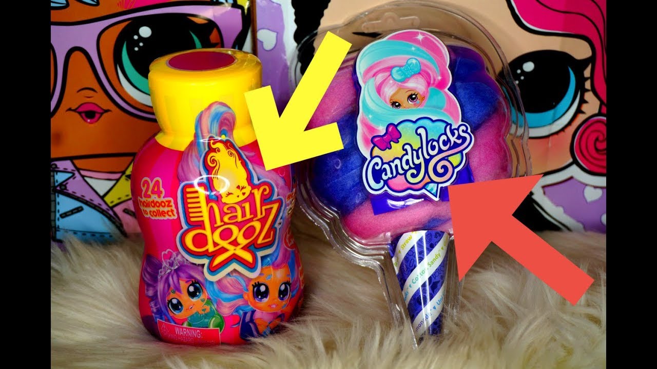 Unboxing Hair dooz Doll VS CandyLocks Doll by SPIN MASTER