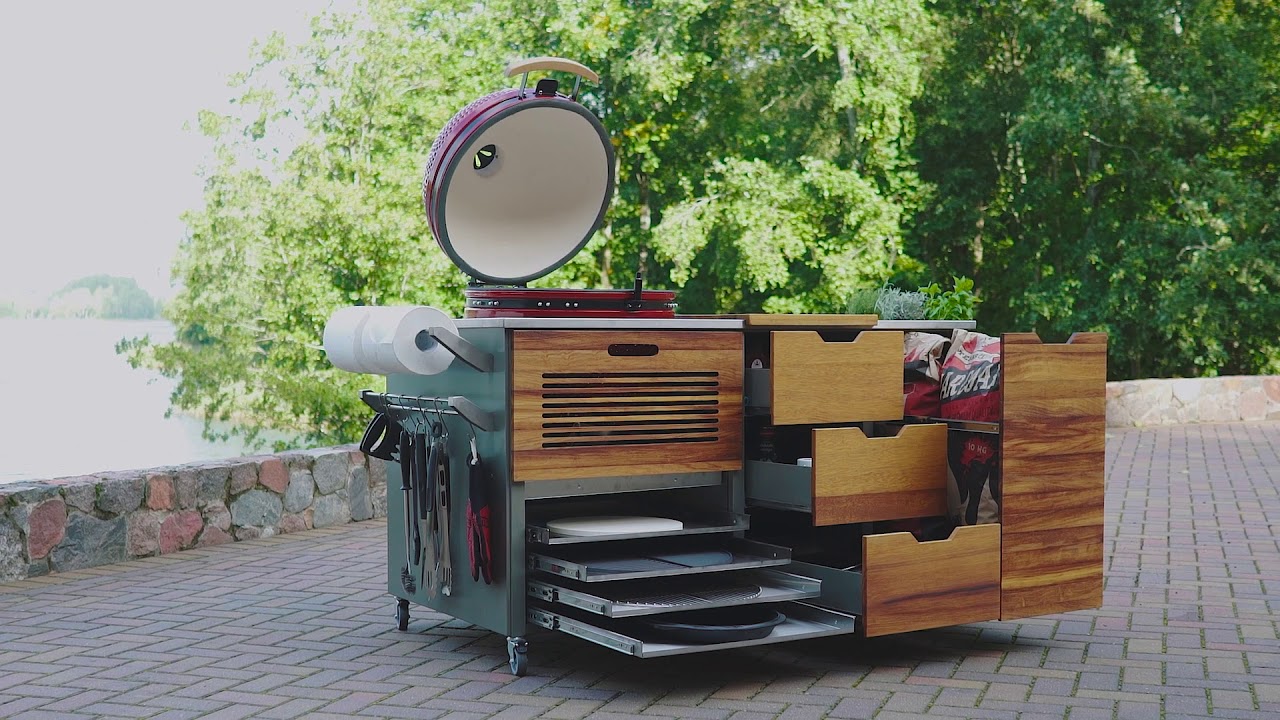 KamadoSpace Island - expand grilling boundaries!