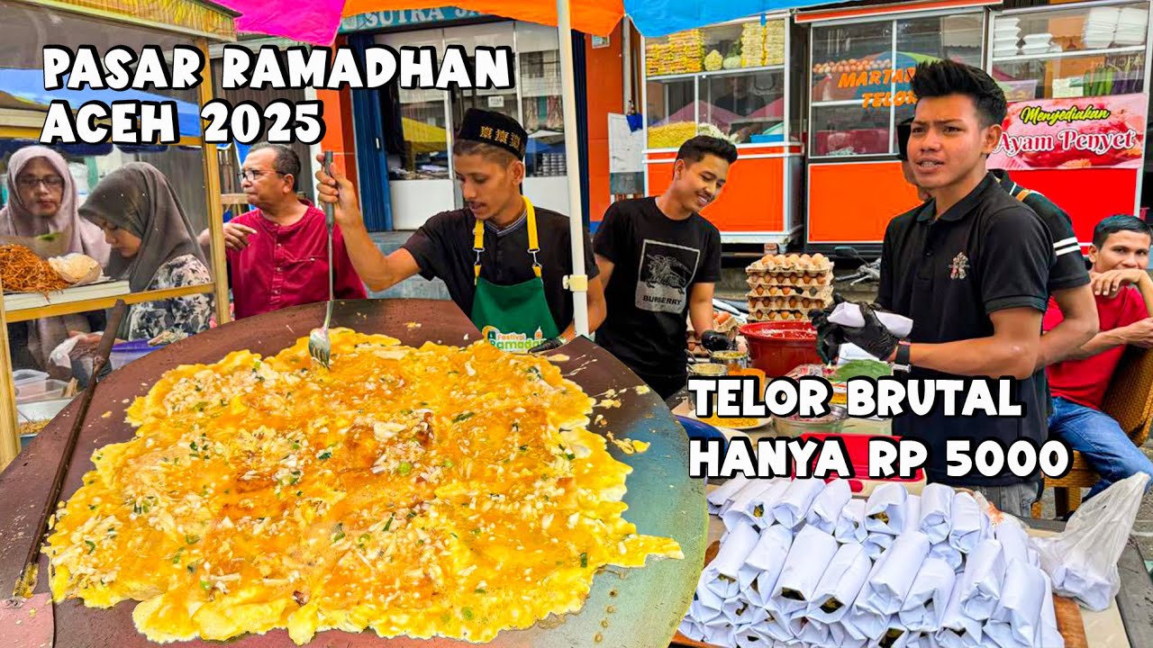 GARA-GARA INI LANGSUNG DISERBU PENGUNJUNG, MARTABAK BRUTAL TERLARIS DI BAZAR RAMADHAN ACEH