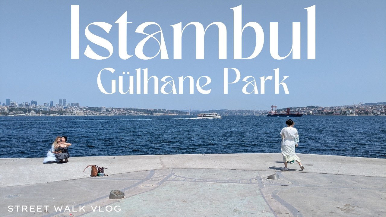 4K Walking tour - G&uuml;lhane Park - Istanbul, Turkey  - Jule2025