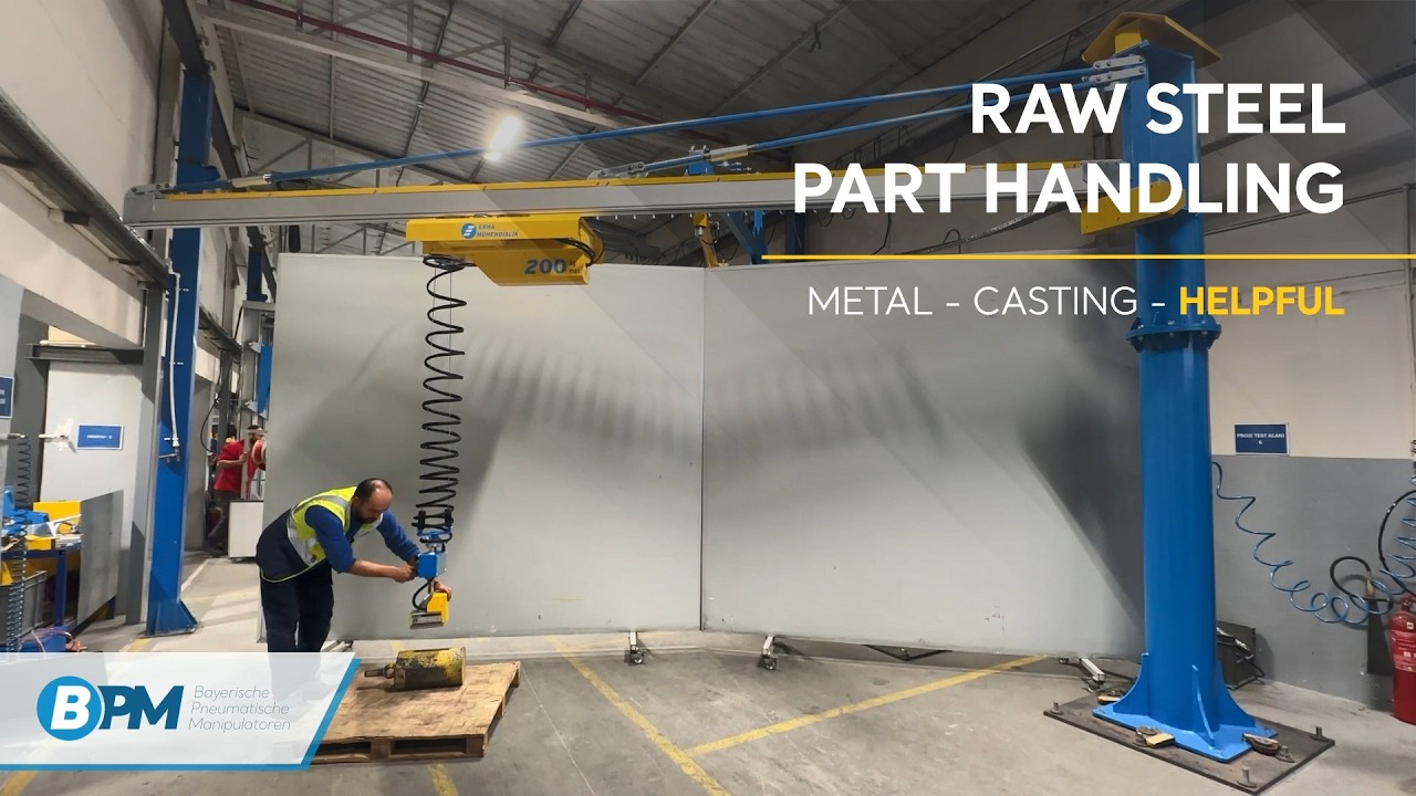 BPM Industrial Manipulators - Raw Steel Part Handling