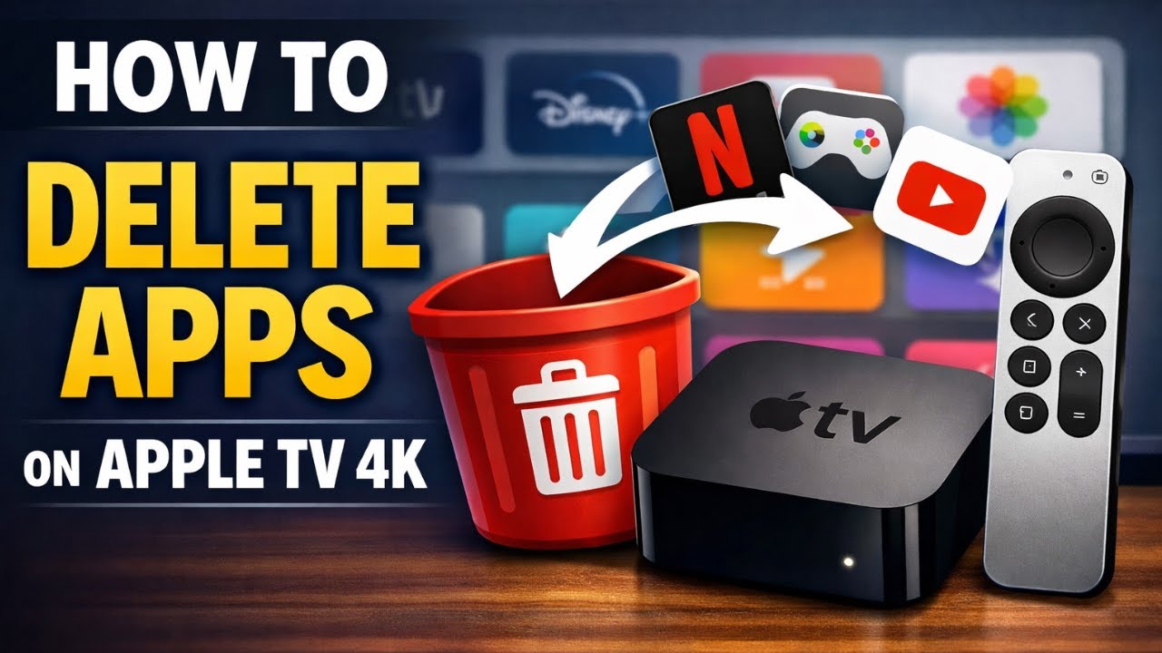 Как удалить приложения на Apple TV 4K (2026) | Простое руководство