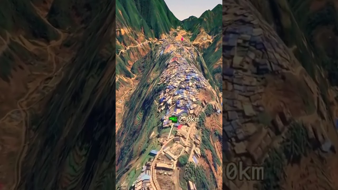 A City Built on a Cliff&hellip; With No Intersections?! 🤯