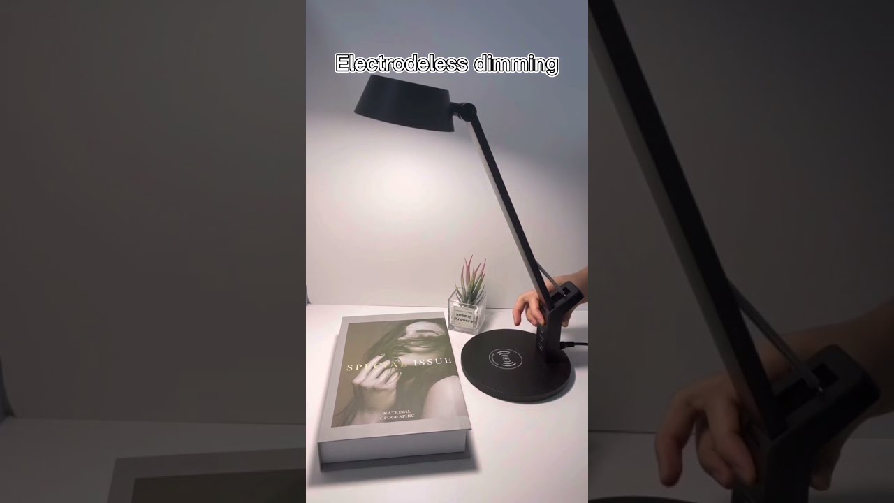 white touch silver led charger rechargeable light usb desk lamp clip manufacturer custom