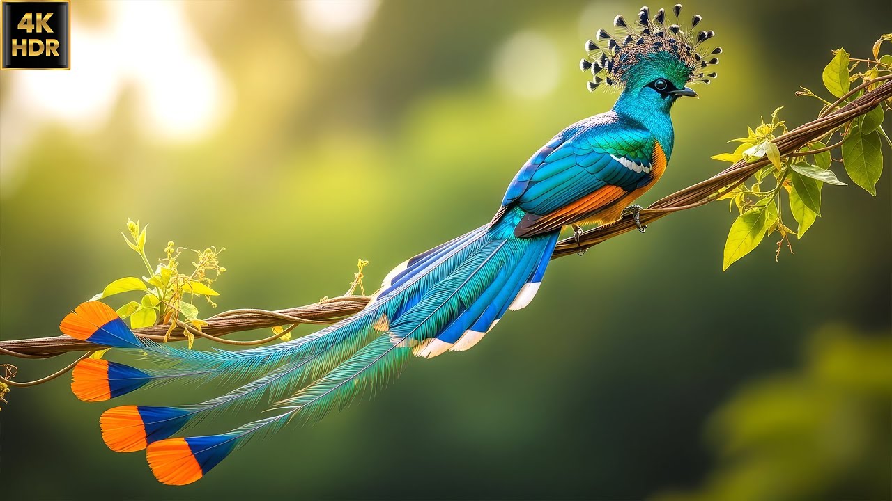 Long Tailed Birds of Paradise – Rare Courtship Displays in 4K ASMR