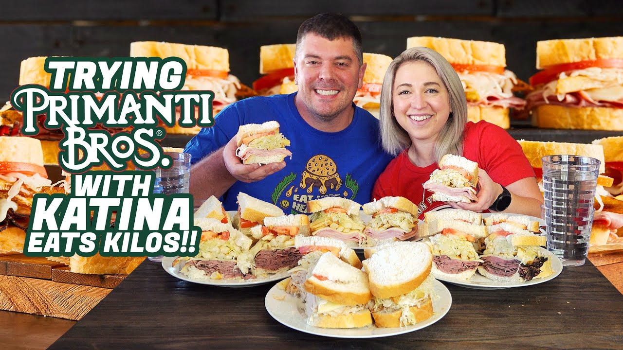 Introducing My Girlfriend @Katina Eats Kilos To Primanti Bros Sandwiches!!