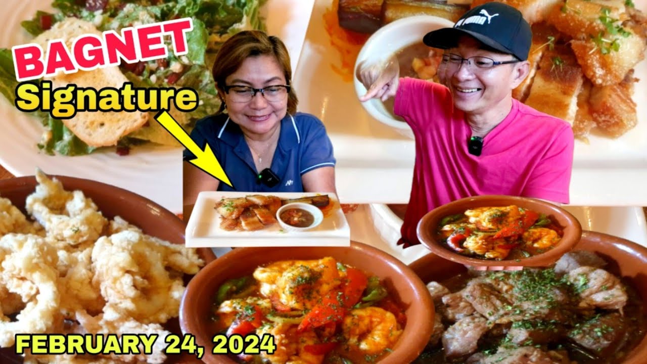 The Signature Foods of ILUSTRADO Restaurant. Intramuros, Manila. February 24, 2024