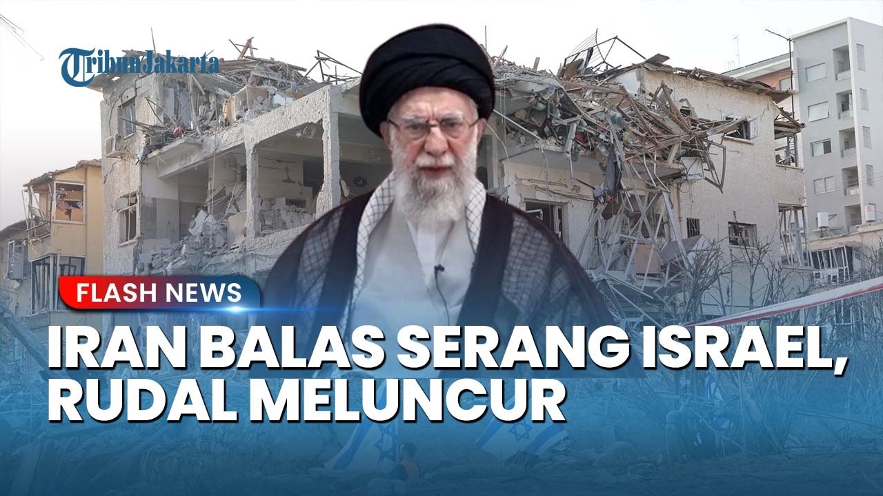 IRAN BALAS DENDAM Luncurkan Ratusan Rudal Balistik, Trump Resmi Deklarasikan Perang Skala Besar