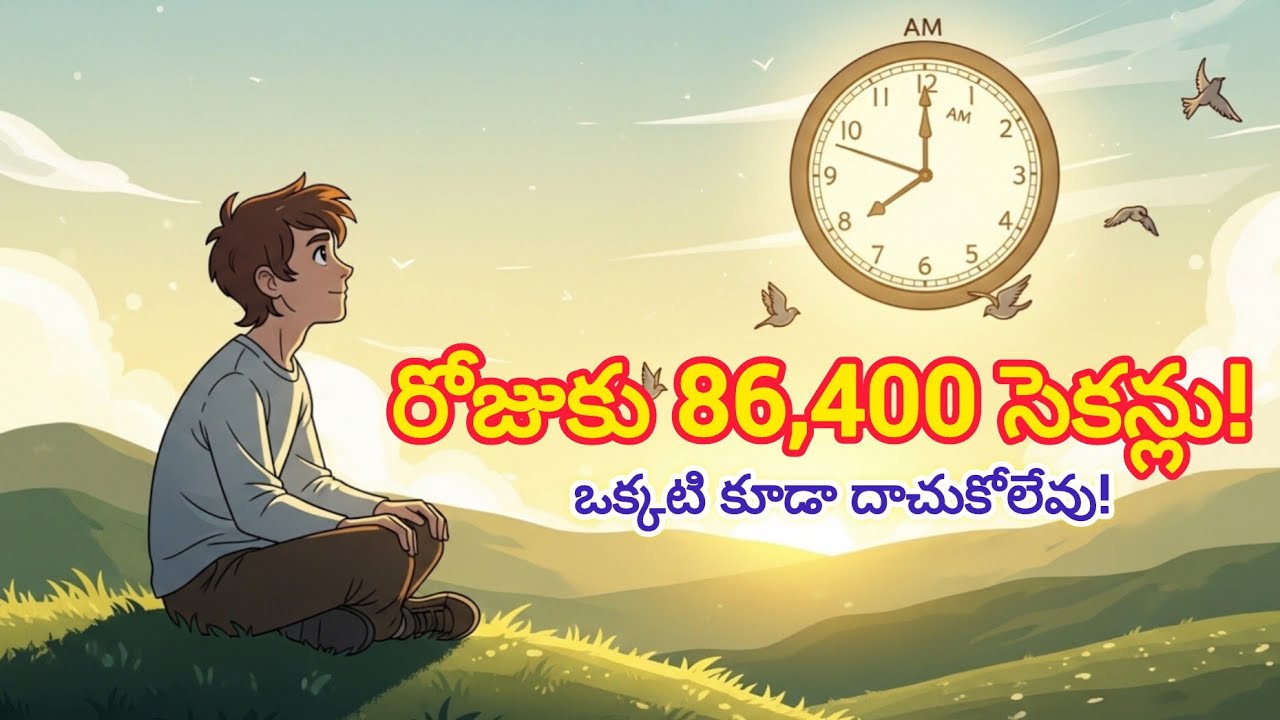 You Get 86,400 Seconds Every Day… But You Can’t Save Even One! | Powerful Time Motivation