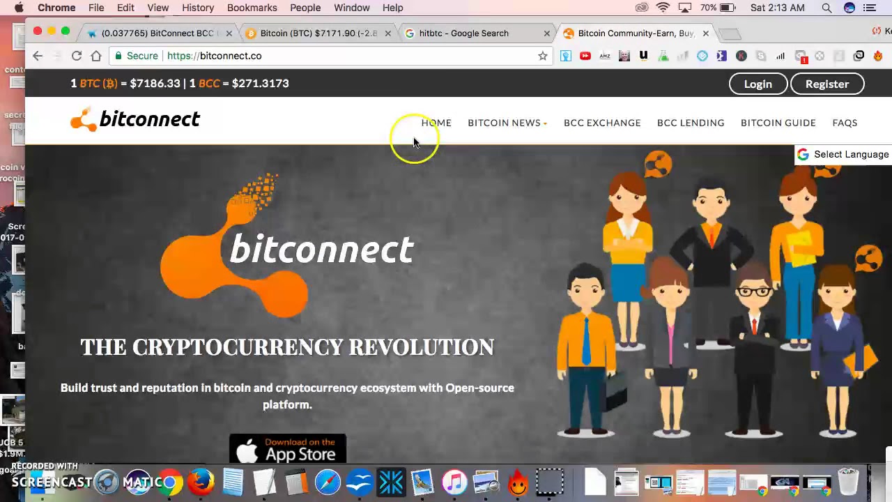 HitBTC has Listed Bitconnect BCC