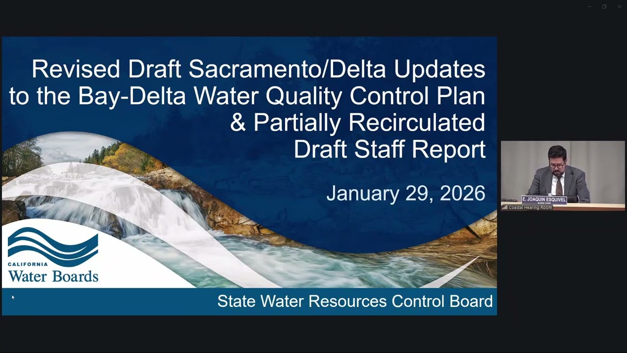 Bay-Delta Hearing January 29, 2026