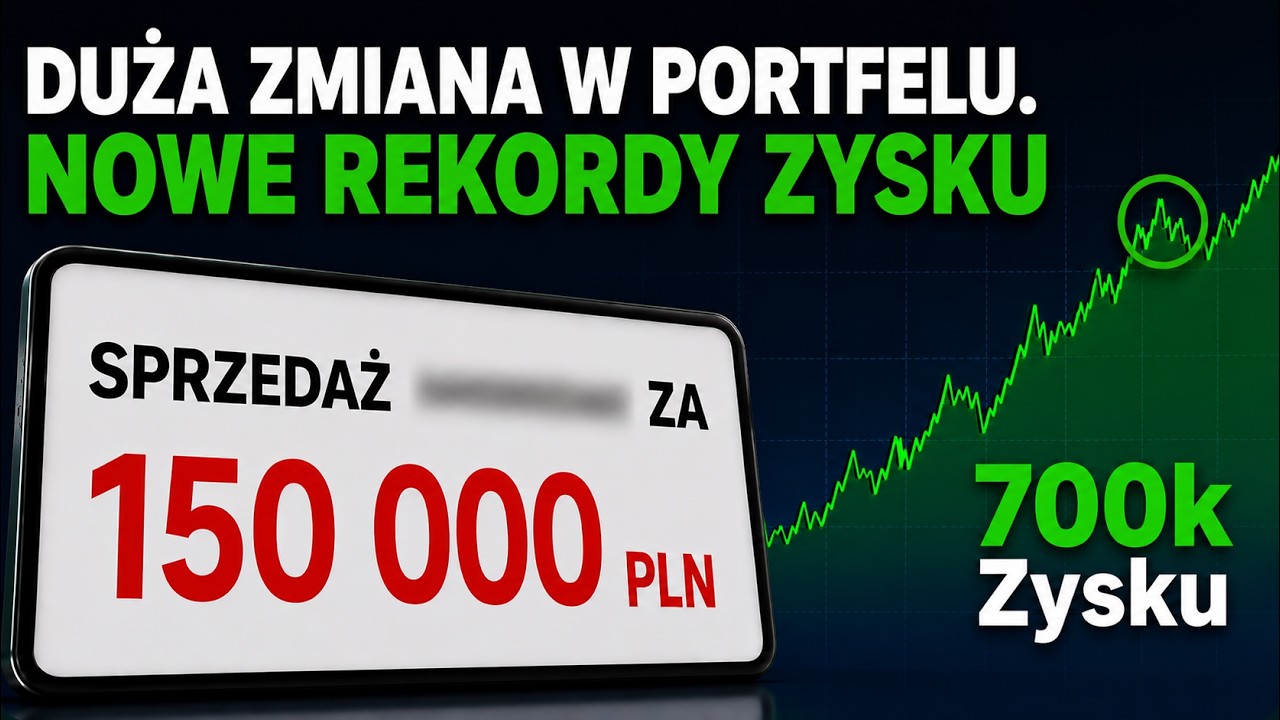 Sprzedaż sp&oacute;łki za 150k i ogromna koncentracja portfela. Zaczyna się robić poważniej. Rekord zysku.