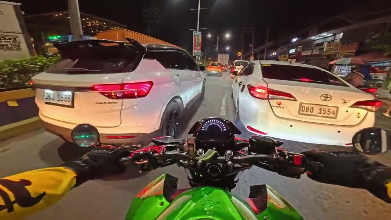 POV in 4K | PURE SOUNDS | KAWASAKI Z400 | - URBAN NIGHT RIDE