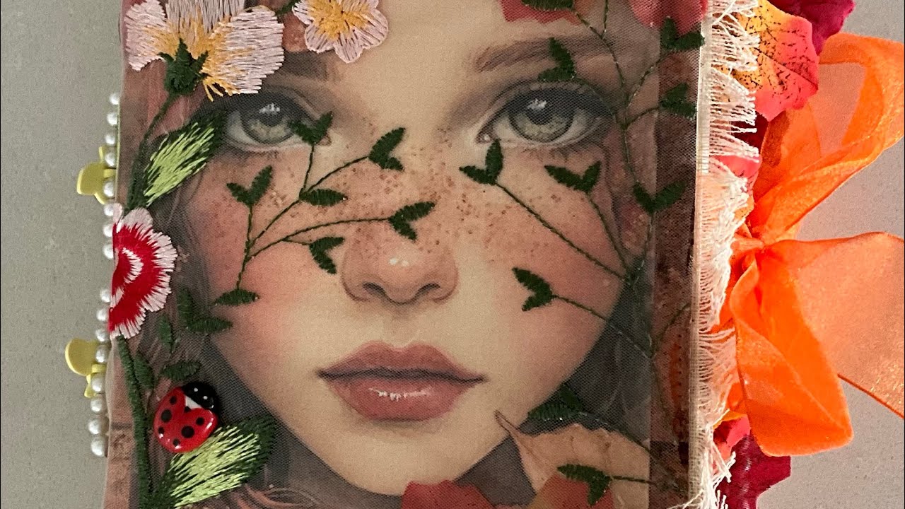 Ruby Fairy Princess junk journal full flip through - SOLD thank you