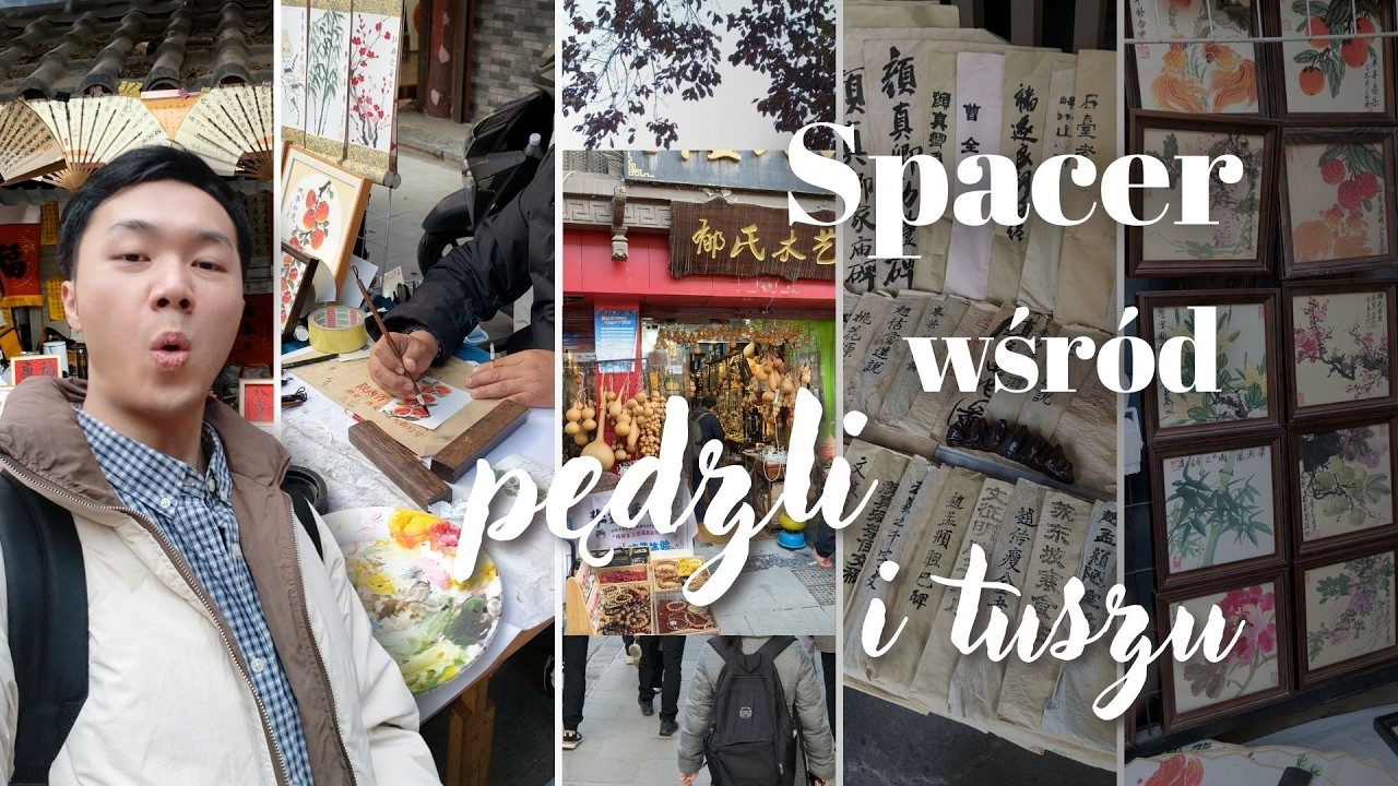 Spacer wśród pędzli i tuszu