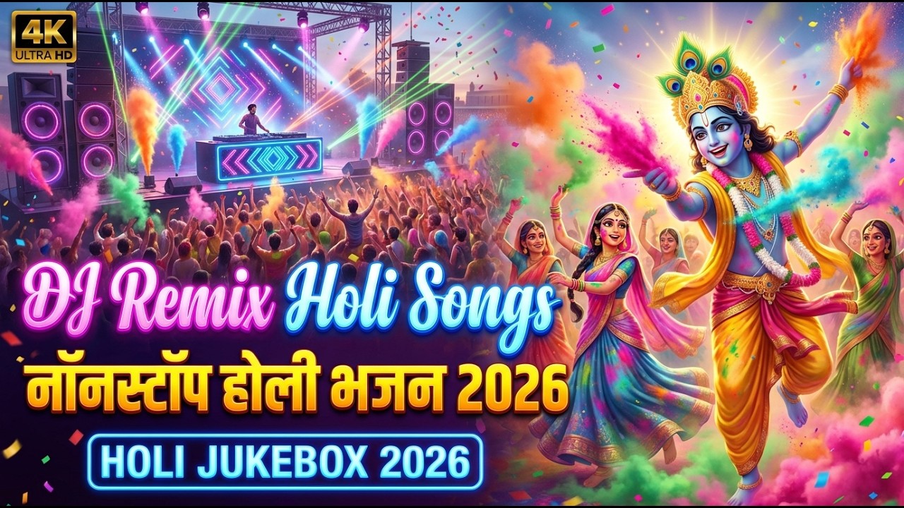 Nonstop Holi Bhajan 2026 | DJ Remix Holi Songs | नॉनस्टॉप होली भजन 2026 | holi jukebox 2026