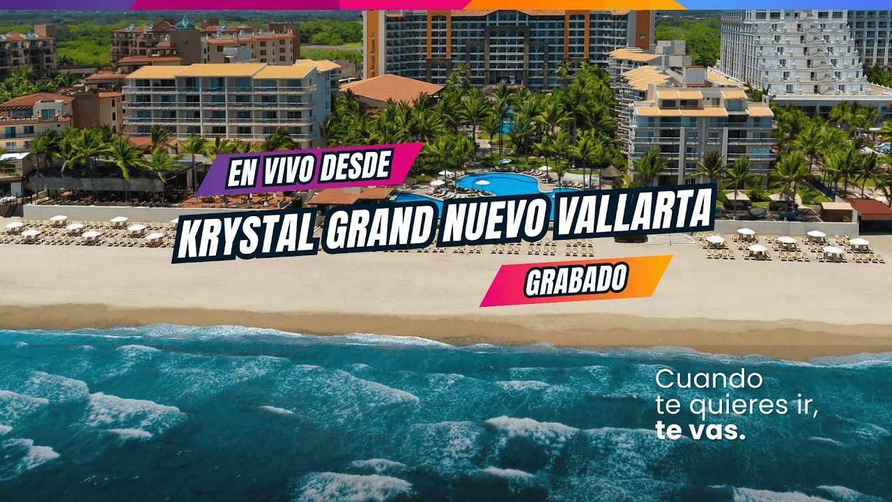Krystal Grand Nuevo Vallarta, donde el descanso mira al Pacífico