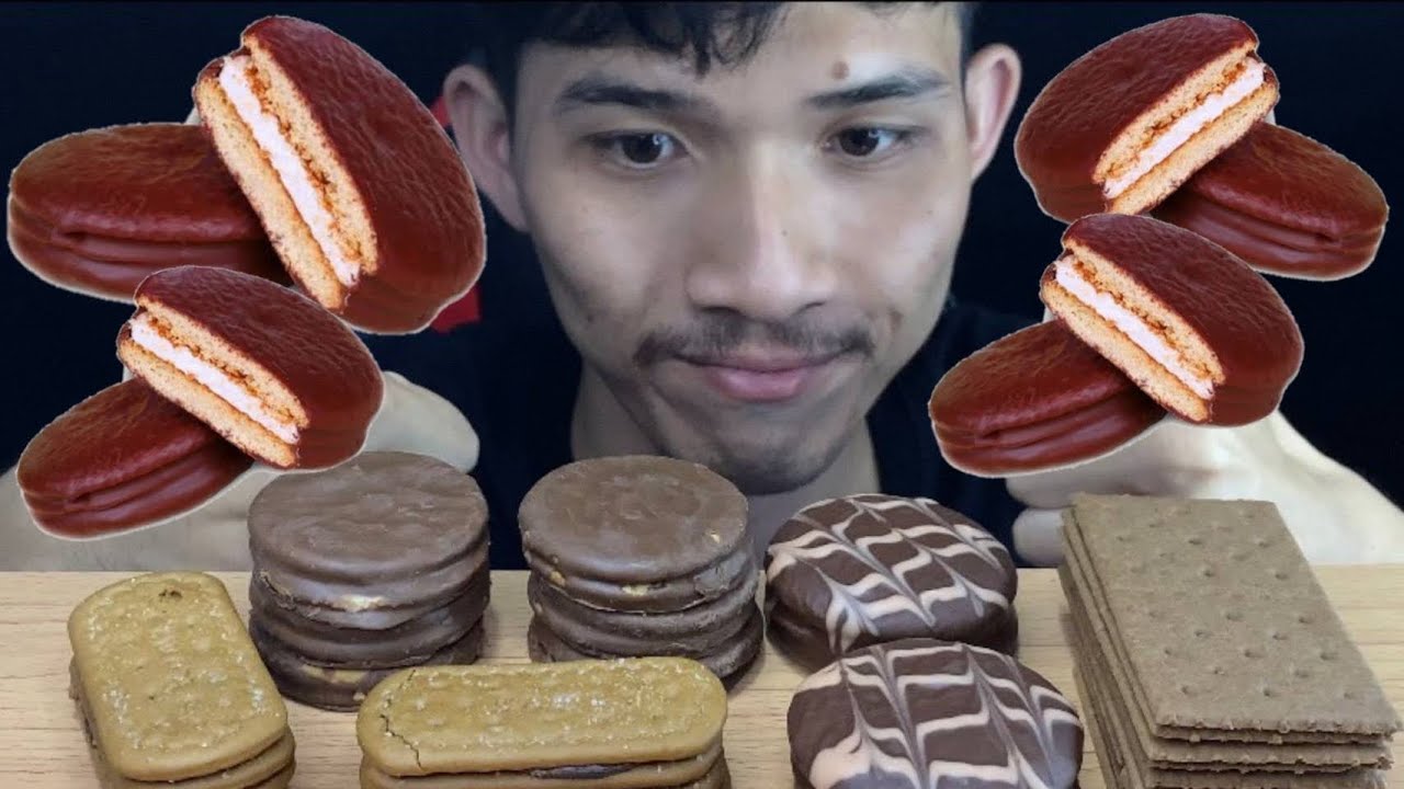 ASMR EATING CHOCOLATE COOKIE ( EATING SOUND) *No Talking MUKBANG | MK ASMR