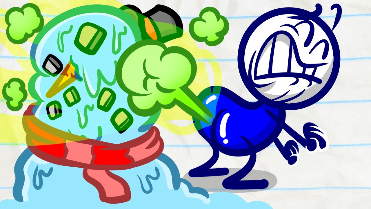 Let's Play on Ice Pencilmate! - Pencilmation India | Animation | Cartoons | Pencilmation