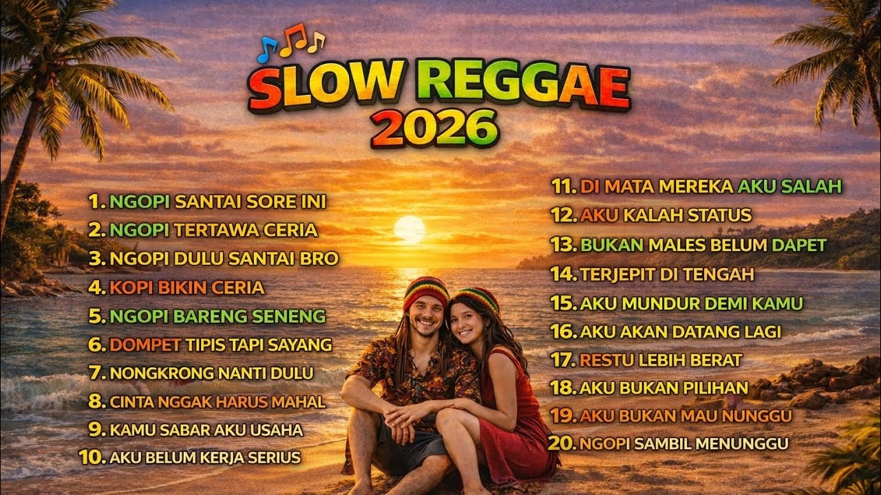Reggae Terbaik Sepanjang Hari 2026 | Full album reggae santai | Musik Positif & Menenangkan 🔥🎼🎧