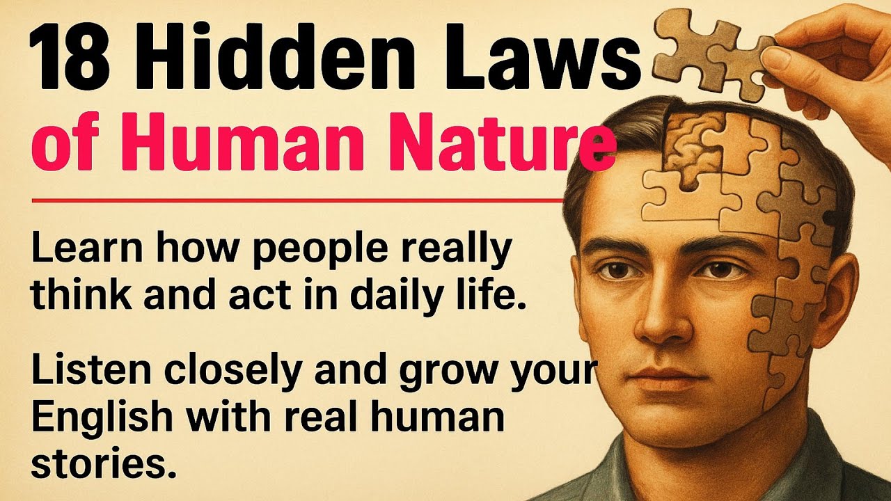 18 Hidden Laws of Human Nature | Learn English Through Stories | Improve Your English Fluency ✅️