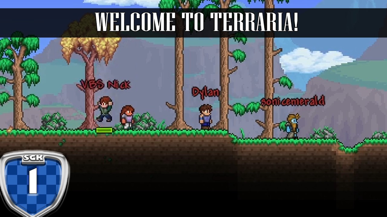 Learning the Ropes! - Terraria [SGK Plays - 1]