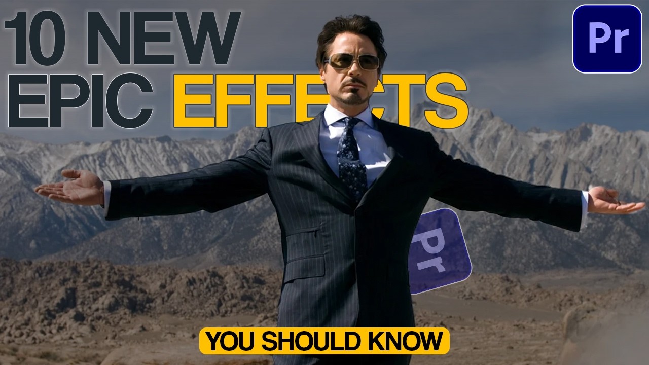 10 NEW EPIC EFFECTS and TRANSITIONS in Adobe PREMIERE | Tutorial