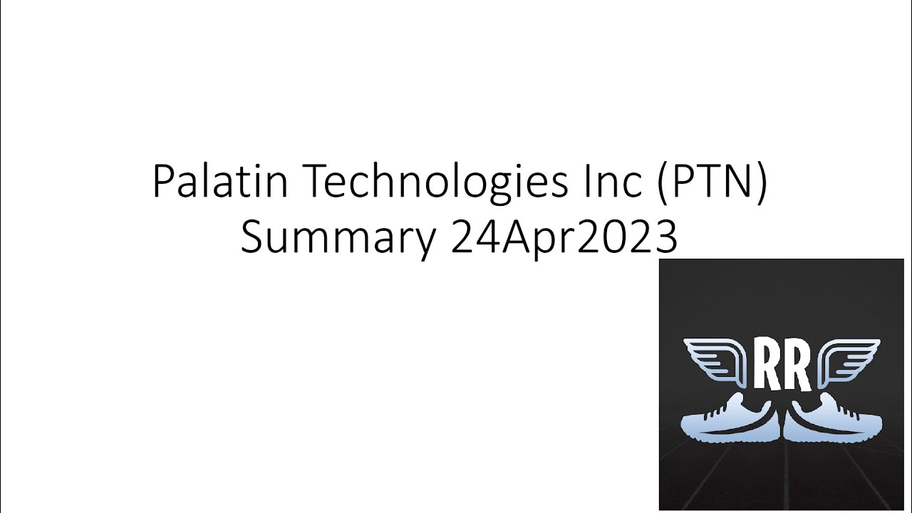 Palatin Technologies Inc PTN Summary 24Apr2023