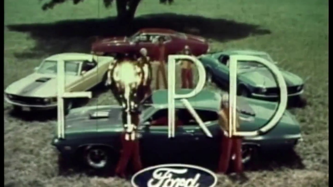 Крутая реклама Ford Galaxie 1970 года (также Mustang, Torino, Cobra)
