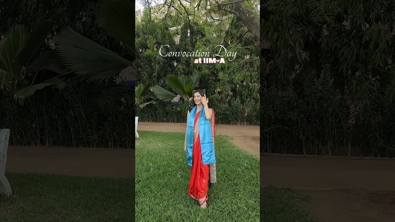 Convocation day at IIM Ahmedabad! Dream come true ❤️